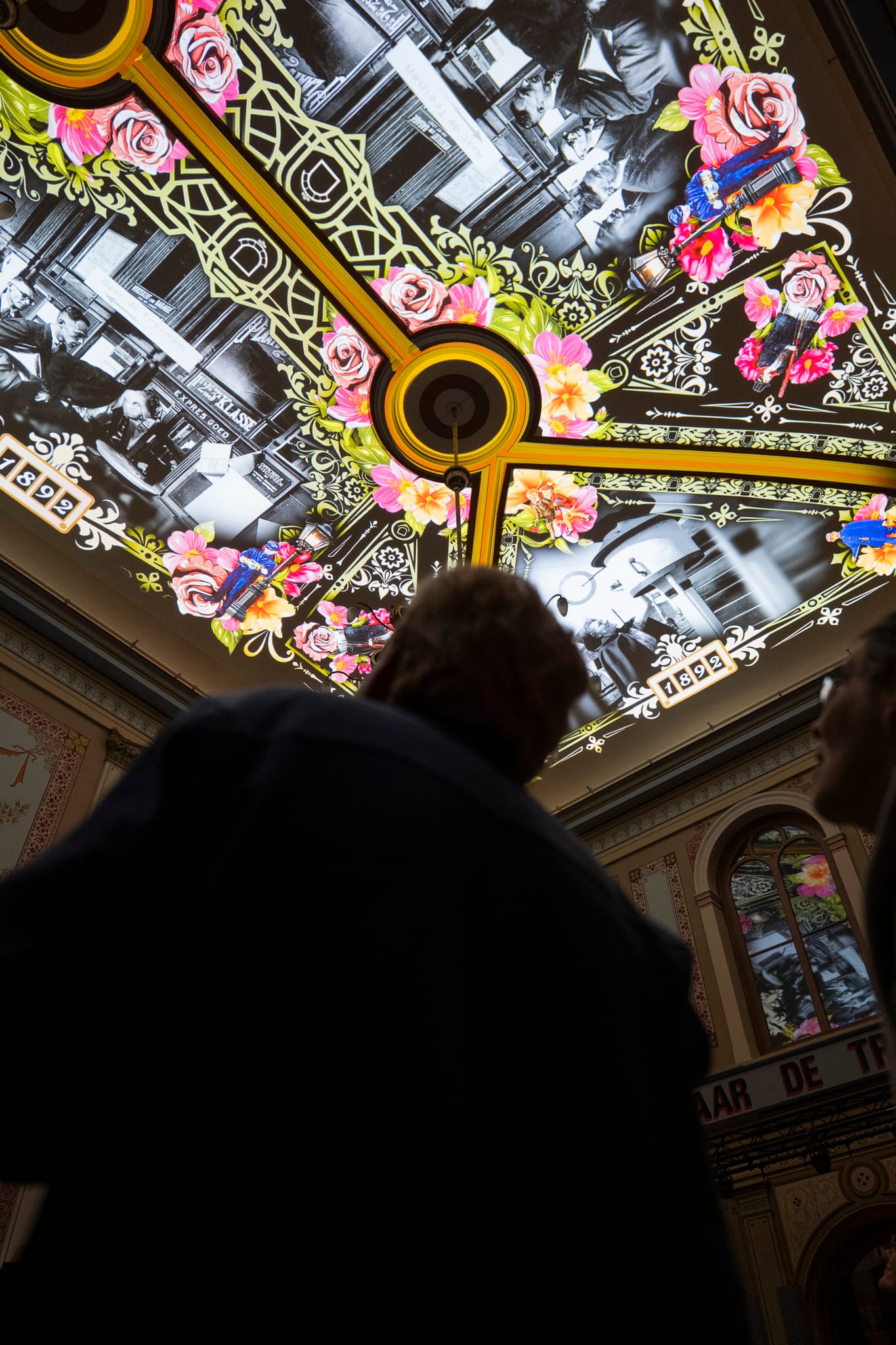 Plafondprojectie Spoorwegmuseum