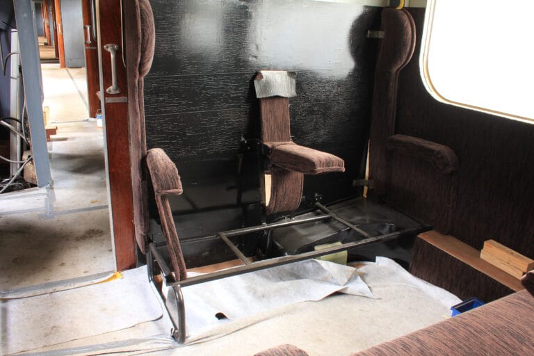 Treinstel NS 252 in 2020 renovatie binnenkant